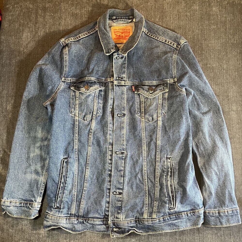 Levi's 72334 Relaxed Fit Trucker Denim Jacket XL Light Wash